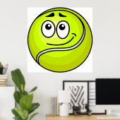 Poster Tennis Ball Face (Bureau à domicile)