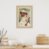 Poster Tennis Cat (Cuisine)