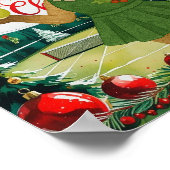 Poster Tennis Christmas Themed dress for cat lovers (Coin)