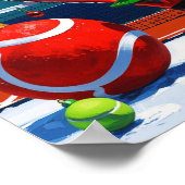Poster Tennis Christmas Themed for Player  (Coin)