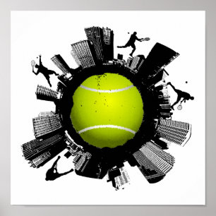 Poster Tennis City
