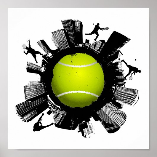 Poster Tennis City (Devant)