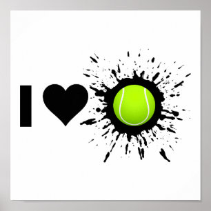 Poster Tennis d'amour de l'explosif I