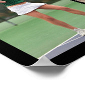 Poster Tennis Senior Graduation 5 Photo Collage (Coin)