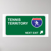 Poster Tennis Sortie suivante (Devant)