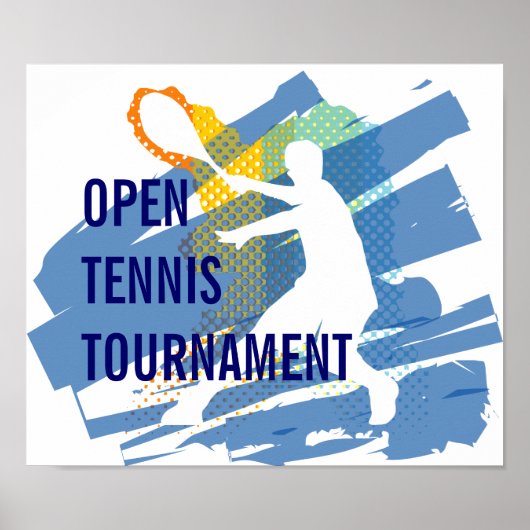 POSTER TENNIS TOURNAMENT (Voorkant)