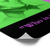 Poster Tennyson "L'amour est long" Pop Art Canvas Imprime (Coin)