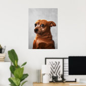 Poster Tense Dog Meme (Bureau à domicile)