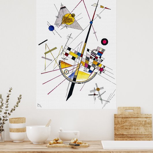 Poster Tension délicate #85 - Kandinsky (Cuisine)