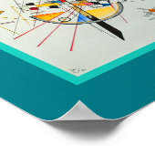Poster Tension délicate par Wassily Kandinsky (Coin)