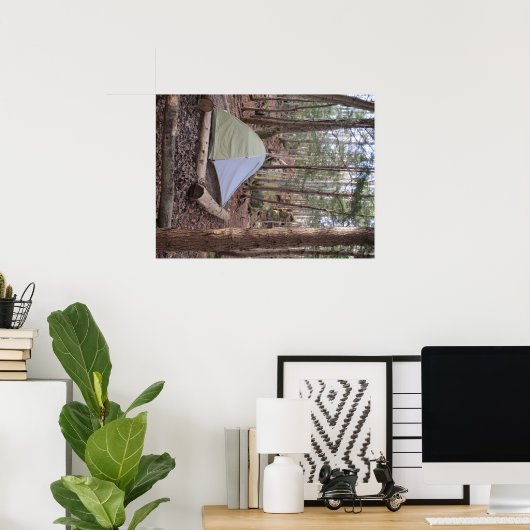 Poster Tent Up (Bureau à domicile)