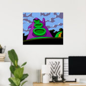 Poster Tentacle pourpre (Bureau à domicile)