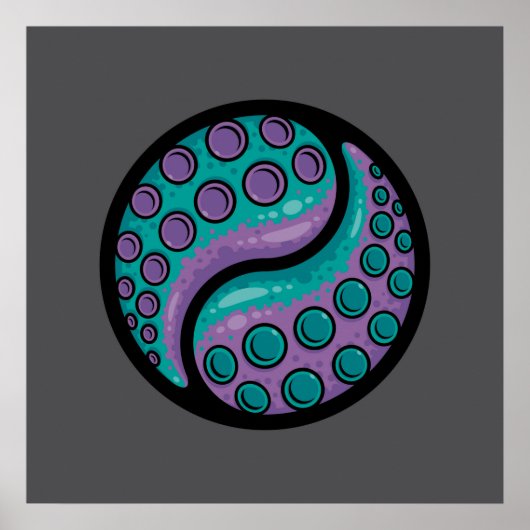 Poster Tentacle Yin Yang (Devant)
