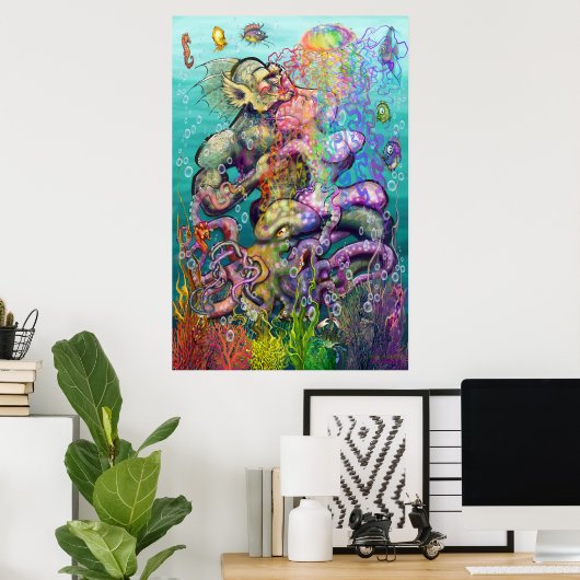 Poster Tentacles (Bureau à domicile)