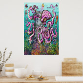 Poster Tentacles au trésor (Cuisine)