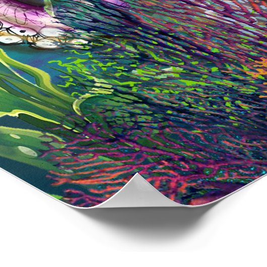 Poster Tentacles au trésor (Coin)