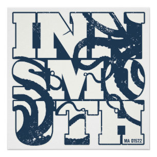 Poster Tentacules de lettres d'Innsmouth Lovecraftian