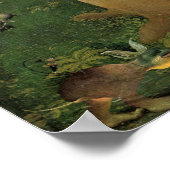 Poster Tentation de Saint Antoine, par Bosch (Coin)