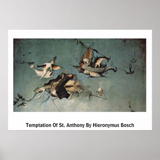 Poster Tentation De Saint Antoine Par Hieronymus Bosch (Devant)