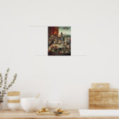 Poster Tentation de Saint Antoine, vers 1500 (Cuisine)