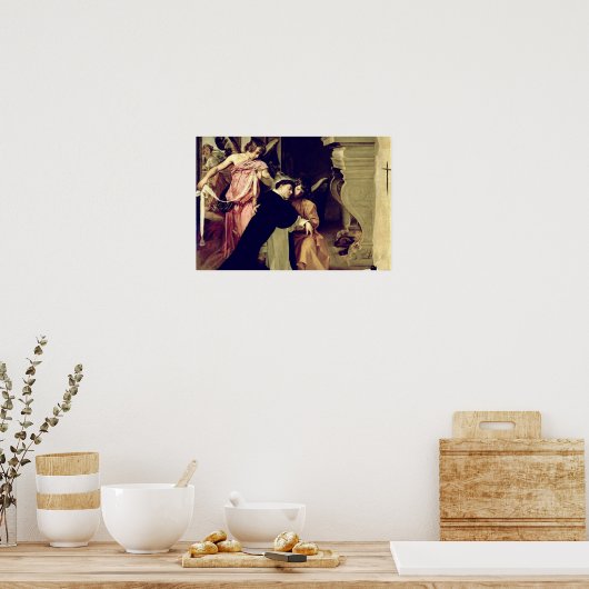 Poster Tentation de saint Thomas d'Aquin (Cuisine)