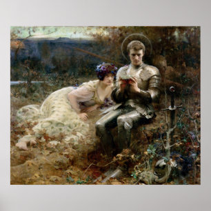 Poster Tentation de Sir Percival (Chevalier médiéval)