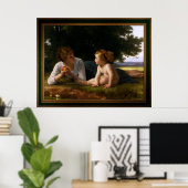 Poster Tentation par William Bouguereau (Bureau à domicile)