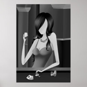 Poster "Tentation" Reine du jeu