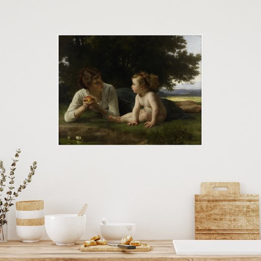 Poster Tentation William-Adolphe Bouguereau (Cuisine)