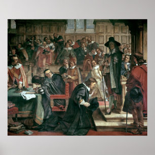 Poster Tentative d'arrestation de 5 membres de la Chambre