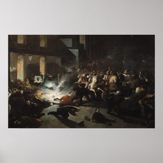 Poster Tentative d'assassinat de l'empereur Napoléon (Devant)