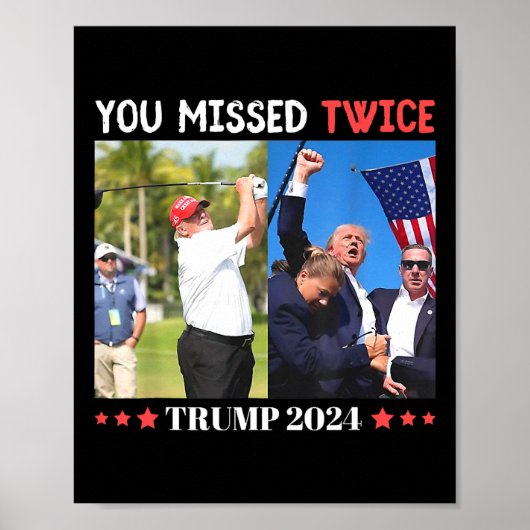 Poster Tentative d'initiation de Trump Trump 2024 Vous av (Devant)