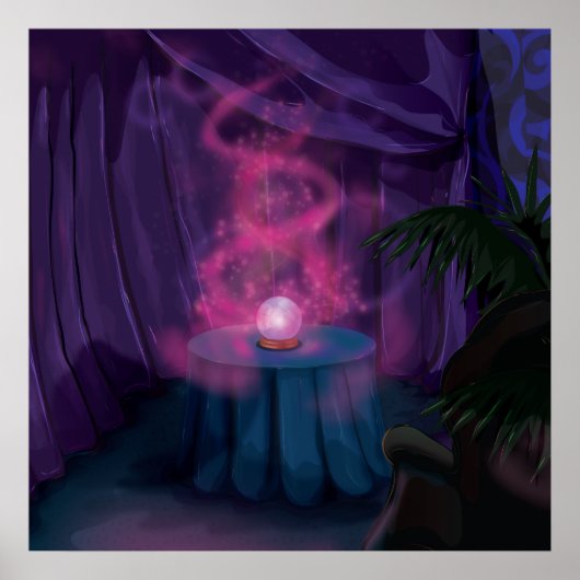 Poster Tente de diseuse de bonne aventure (Devant)