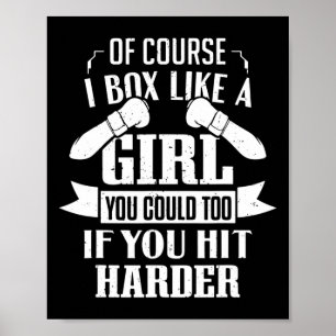 Poster Tenue de boxe pour boxeur Gants de boxe