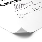 Poster Tenue de croisière du capitaine, pas aujourd'hui S (Coin)