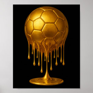 Poster Tenue de jour de match garçons esprit doré dégouli