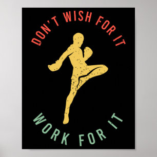 Poster Tenue de kickboxing drôle pour un kickboxeur _1