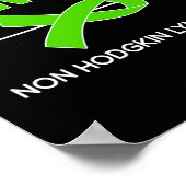 Poster Tenue de sensibilisation au cancer du sang Non Hod (Coin)