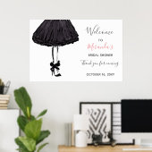 Poster Tenue de Soirée Talons Hauts Enterrement de Vie de (Bureau à domicile)