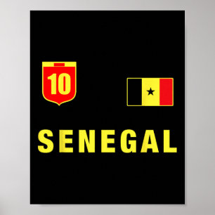 Poster Tenue Sénégal verte Conception de vêtement Sénégal