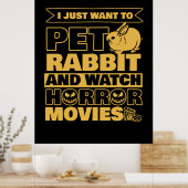 Poster Tep Rabbit And Watch Halloween (Cuisine)