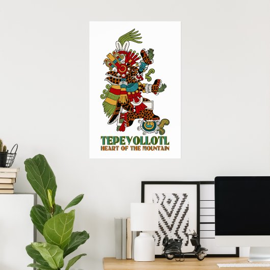 Poster Tepeyollotl (Bureau à domicile)