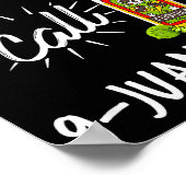 Poster Tequila Emergency Call 9 Juan Juan - Funny Tequila (Coin)