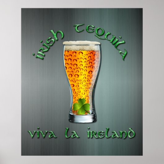 Poster Tequila irlandaise - Viva la Ireland (Devant)