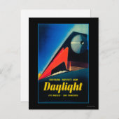 Poster ter bevordering van de dagrijbaan briefkaart (Voorkant / Achterkant)