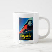 Poster ter bevordering van de dagrijbaan extra grote beker (Rechts)