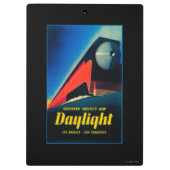 Poster ter bevordering van de dagrijbaan klembord (Achterkant)