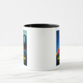 Poster ter bevordering van de dagrijbaan mok (Midden)