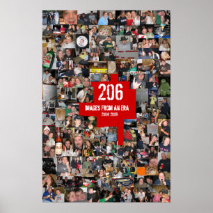poster ter herdenking van 206