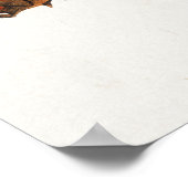 Poster ter illustratie van vogel (Hoek)